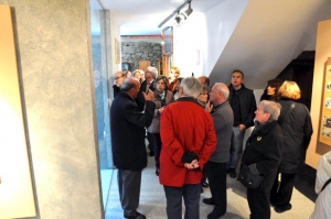 Un momento de la visita guiada al Museo.