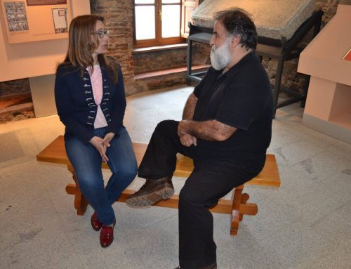 Javier Pérez Andrés visita el Museo Judío de Béjar